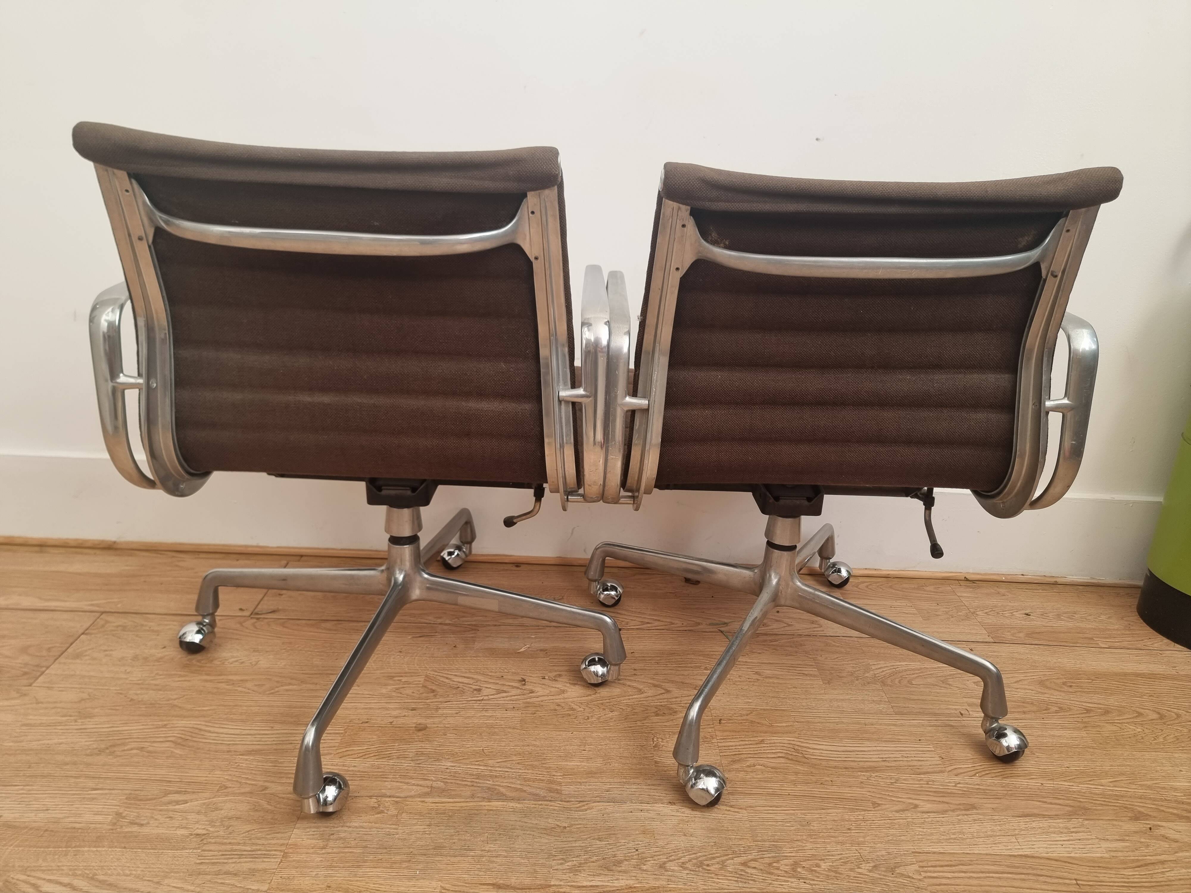 Eames EA 117 armchair pair