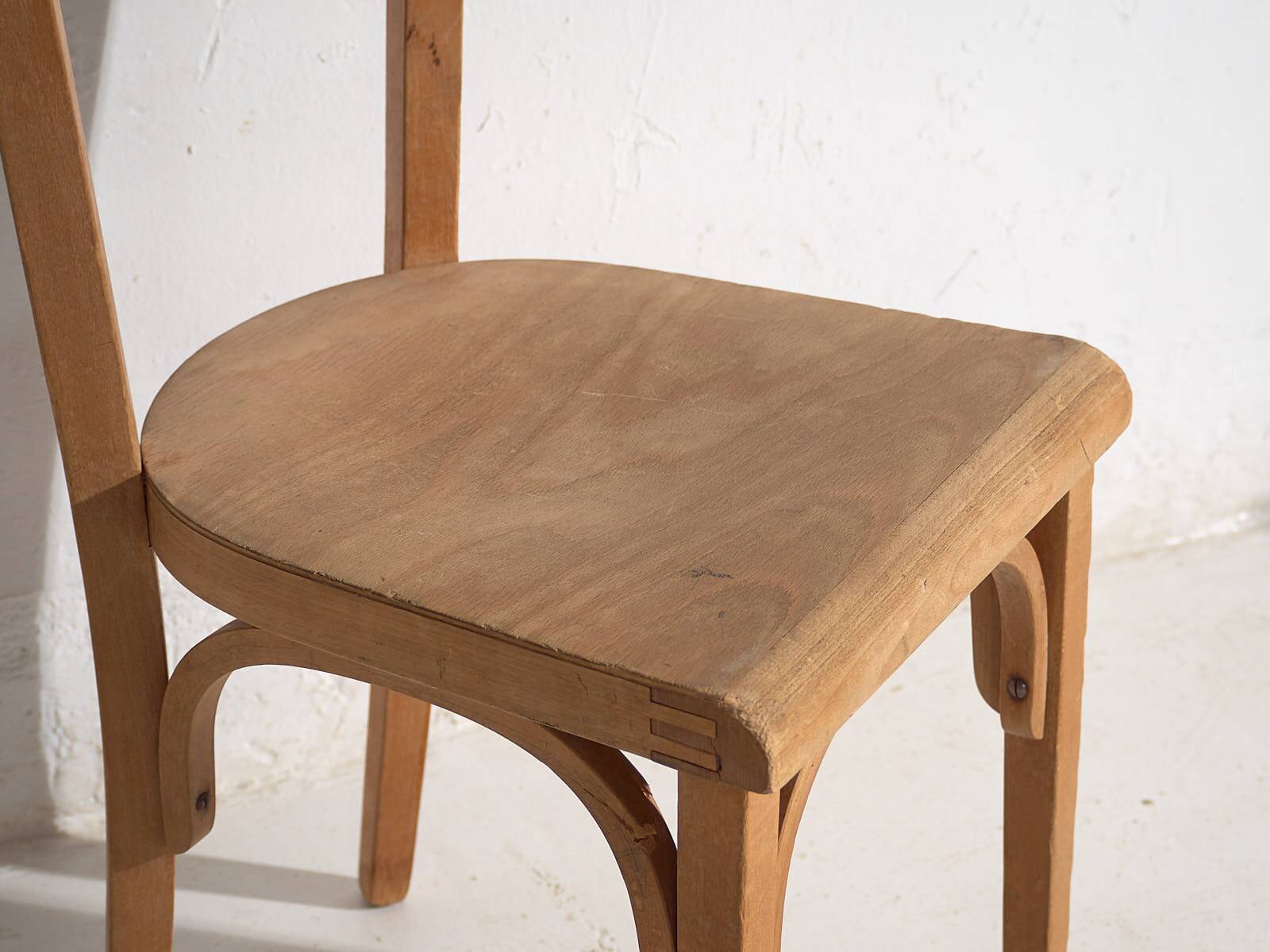 Vintage Viennese Style Chairs (c.1940). Set of 4 pieces