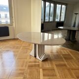 Table Granit Terrazzo, Plateau Oval