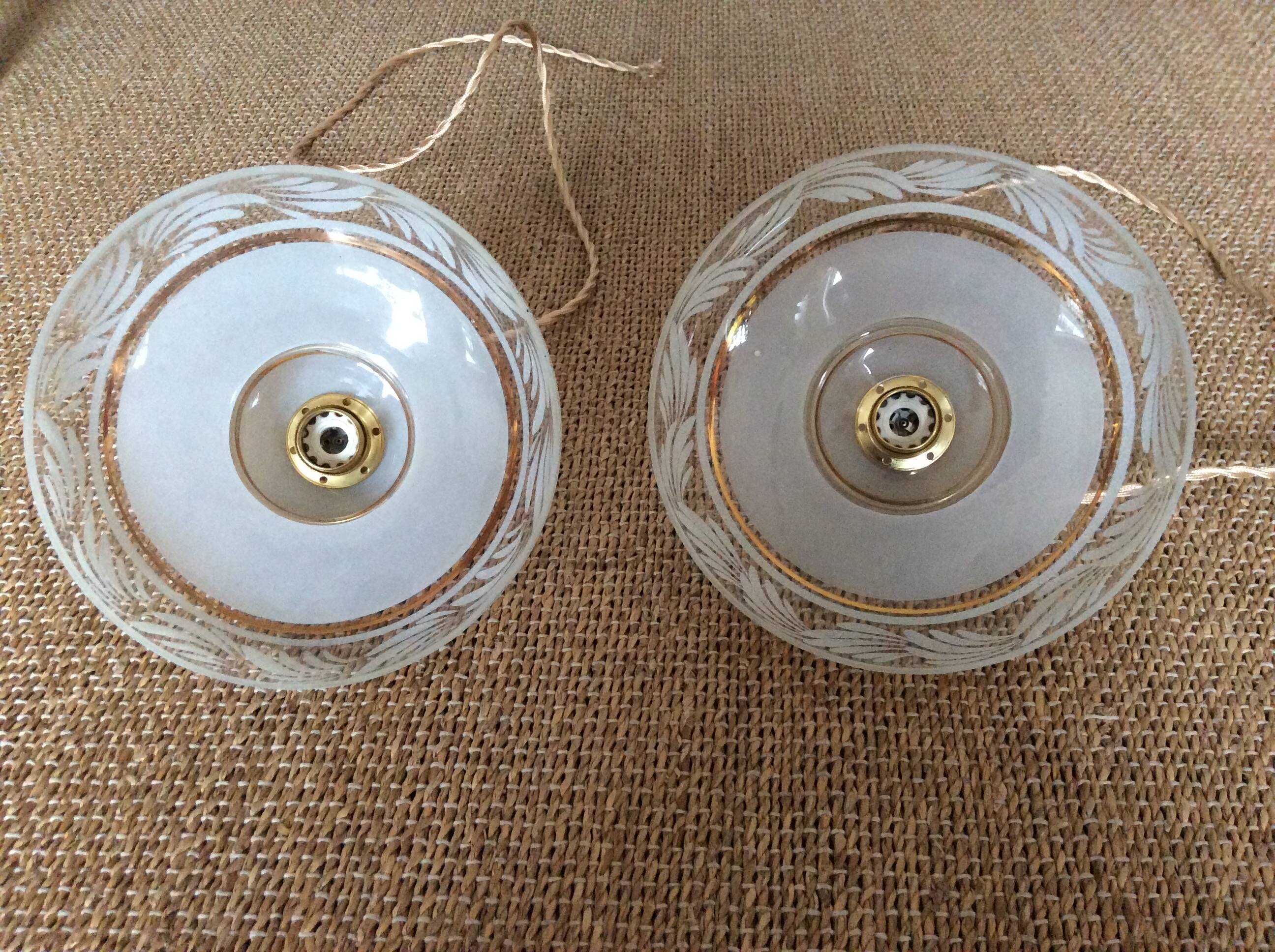 Vintage pendant lights