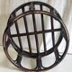 Rattan stool and fabric cushion – 80s/90s