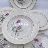 6 plates Moulin des Loups Imperia hollow