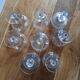 8 mismatched vintage champagne coupes