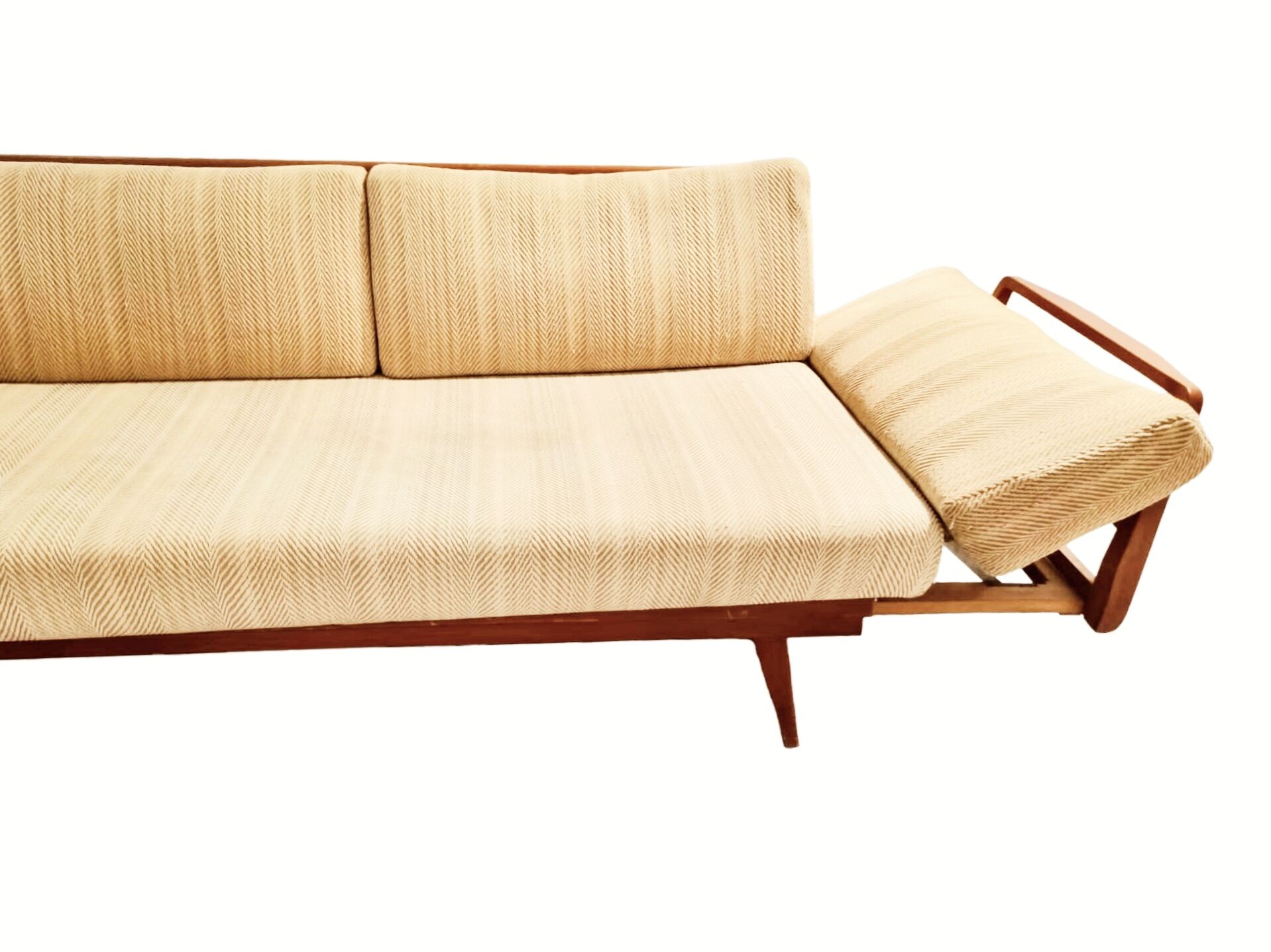 Vintage convertible Knoll Antimott corner sofa, daybed, 1960s