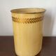Lacquered sheet metal paper basket