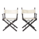 Pair of Vintage Director’s Chairs, 1970s Folding Chairs, Black Beech Wood
