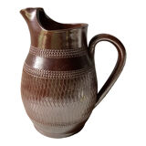 Varnished stoneware pitcher