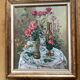 Oil painting on canvas, signed, dimensions: height - 70 cm - width - 60 cm