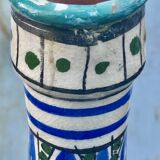 Antique Moroccan Ceramic Vase Signed - XXL Size