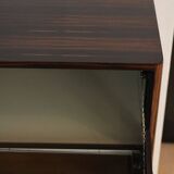 Small Art Deco Bar Cabinet, Macassar Veneer, France, circa 1930