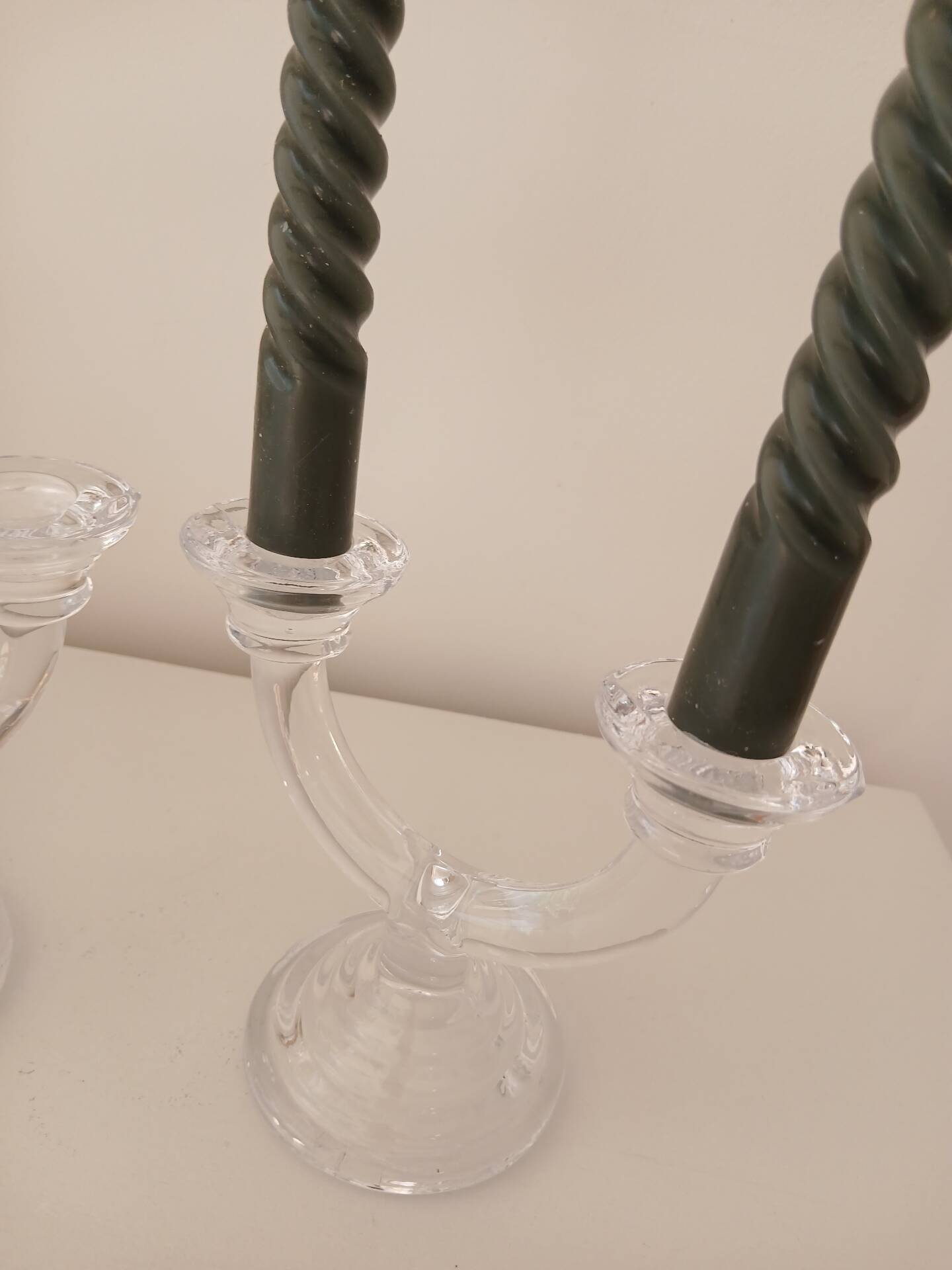 Set of 2 double candle holders