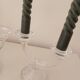 Set of 2 double candle holders