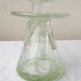 Bubble glass candle holder