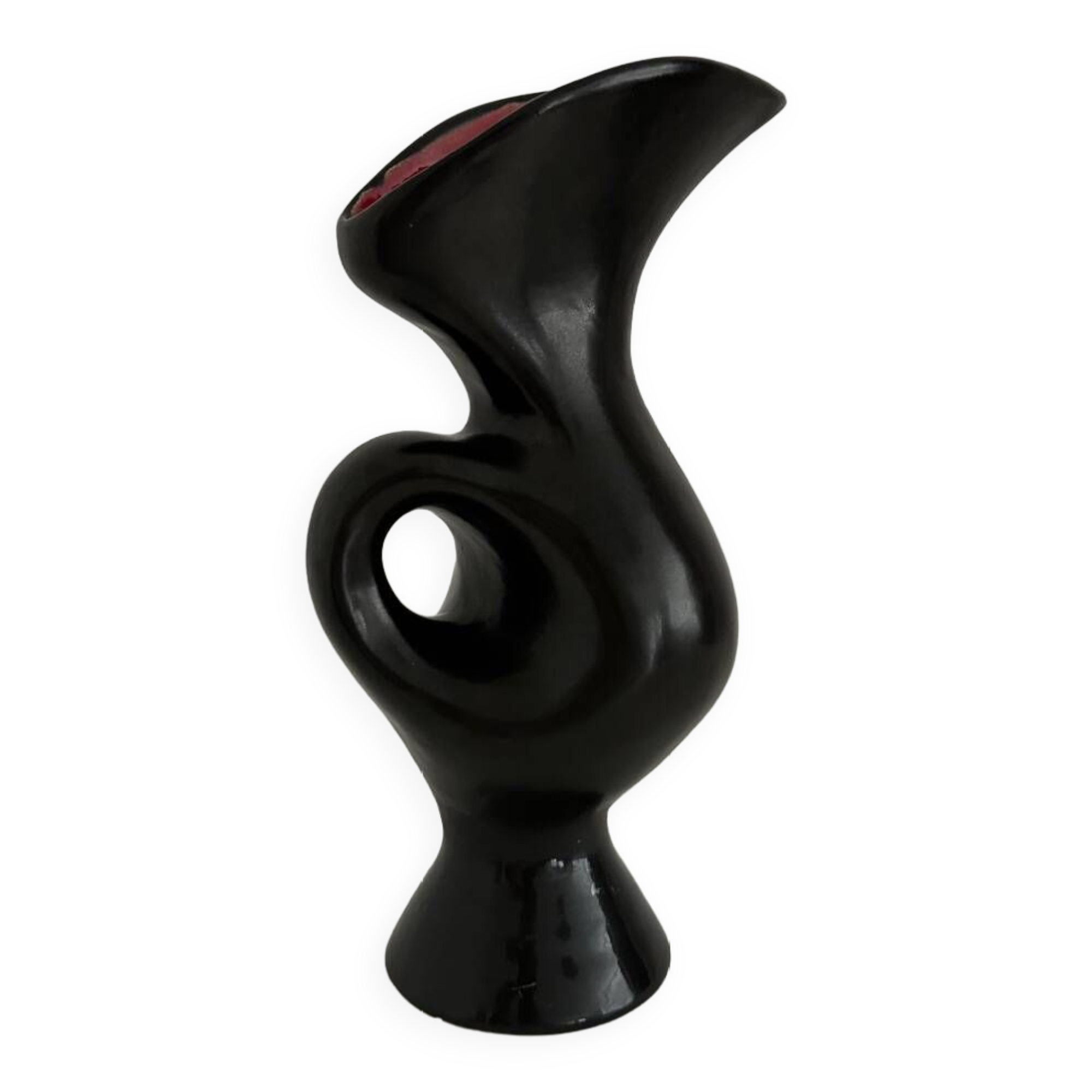 Midcentury ceramic zoomorphic pitcher
