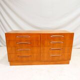 Grande Commode Double G-Plan "Fresco" – Teck – 8 Tiroirs – Design V.B.