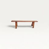 Old solid wood bench 167cm