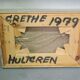 Grethe Hultgren, Swedish Expressionist Composition, Oil on Canvas, 1979, Framed