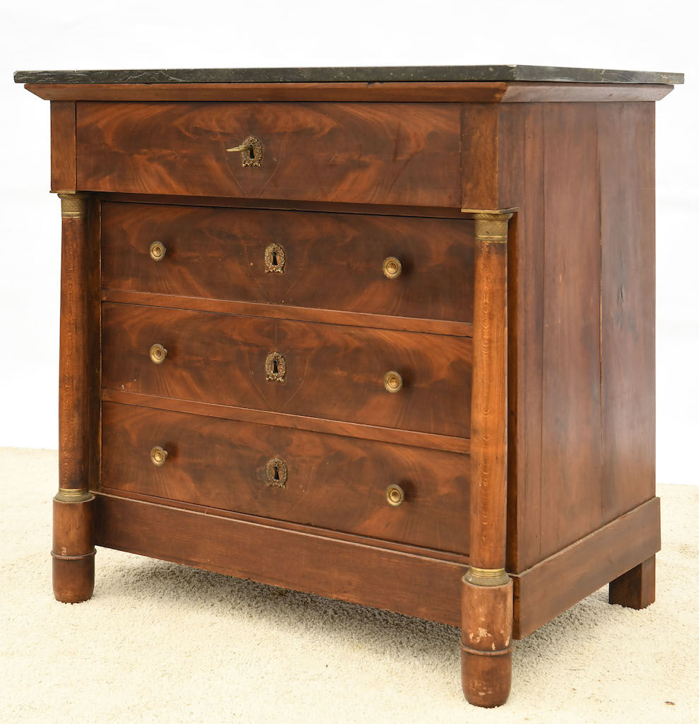Empire style chest of drawers