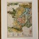 Old geological map of France - 1900