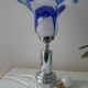 Vintage blue glass lamp Mazzega