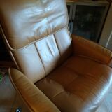 Stressless armchair and footstool