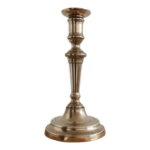 Antique brass candle holder