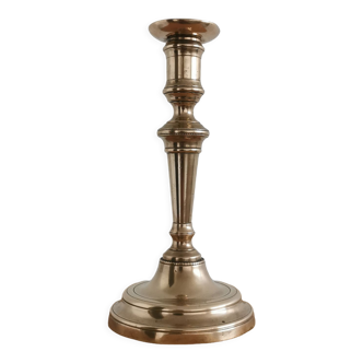 Antique brass candle holder