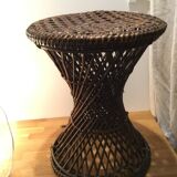 Rattan tam ram stool