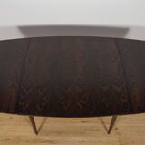 Table à manger extensible carrée en palissandre du milieu du siècle, Danemark, années 1960