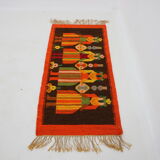 1960s Small Polish Wool Rug 132x51cm