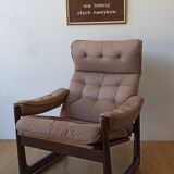 Genega Møbler leather armchair, Denmark, 1960s.