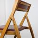 Vintage red Eden folding chair by Gio Ponti