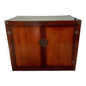 Buffet under Roche Bobois in wood, Chinese/Asian vintage furniture.