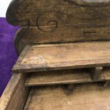 Shelf antique wooden grocery store