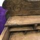 Shelf antique wooden grocery store