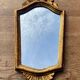 Small antique baroque mirror