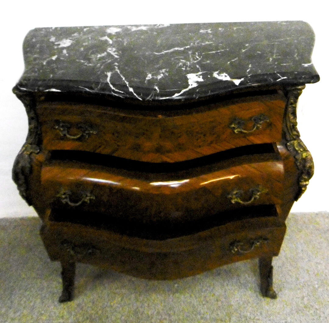 Louis XV style curved dresser