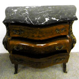 Louis XV style curved dresser