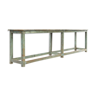 Banc en bois patiné