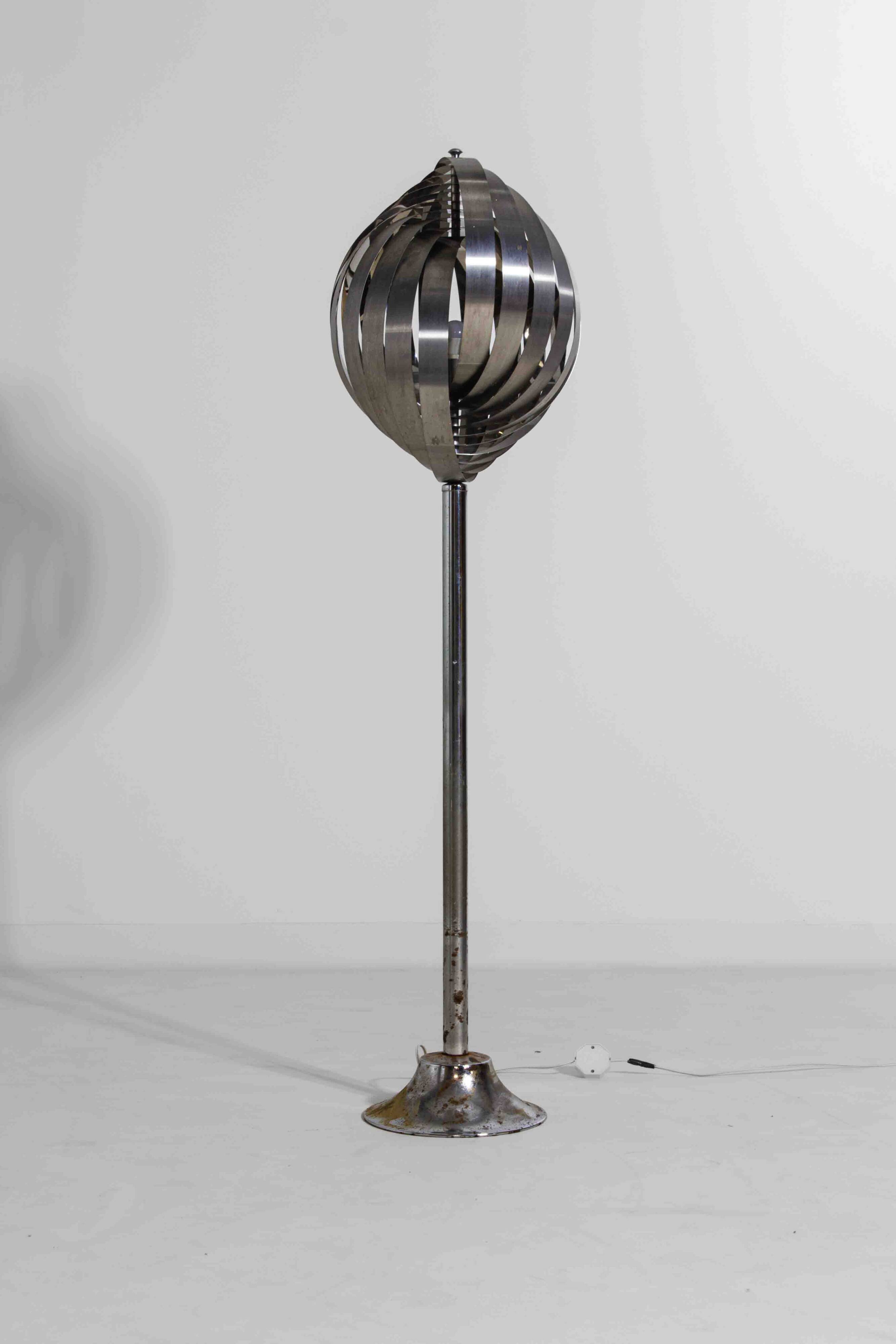 "Moon" Floor Lamp by Henri Mathieu, France 1970s