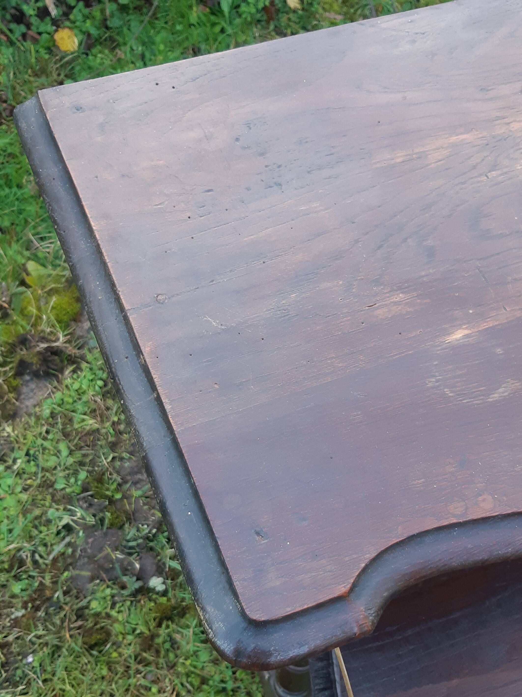 Provençal oak kneading trough