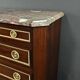 Mahogany veneer chest of drawers, Louis XVI period – Late 18th century