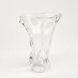 Vase en cristal, Art Vannes, France, années 1970