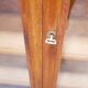 Armoire bibliothèque vitrée vintage en bois
