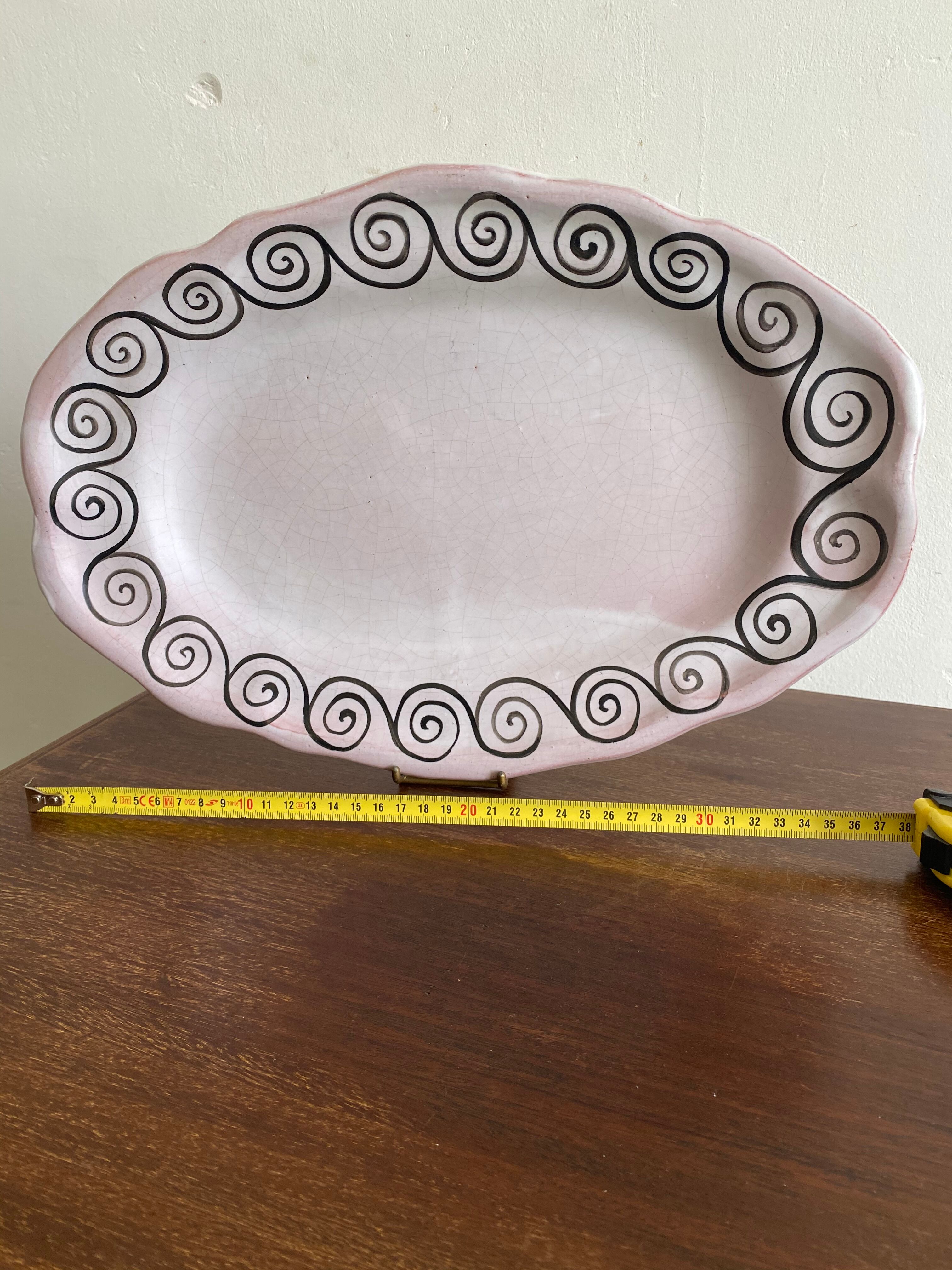 St. Uze's earthenware serving dish