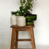 Massive wooden stool