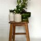 Tabouret en bois massif