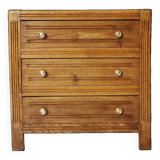 Oak chest of drawers
