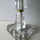 Lamp Art Deco glass and brass 40 years