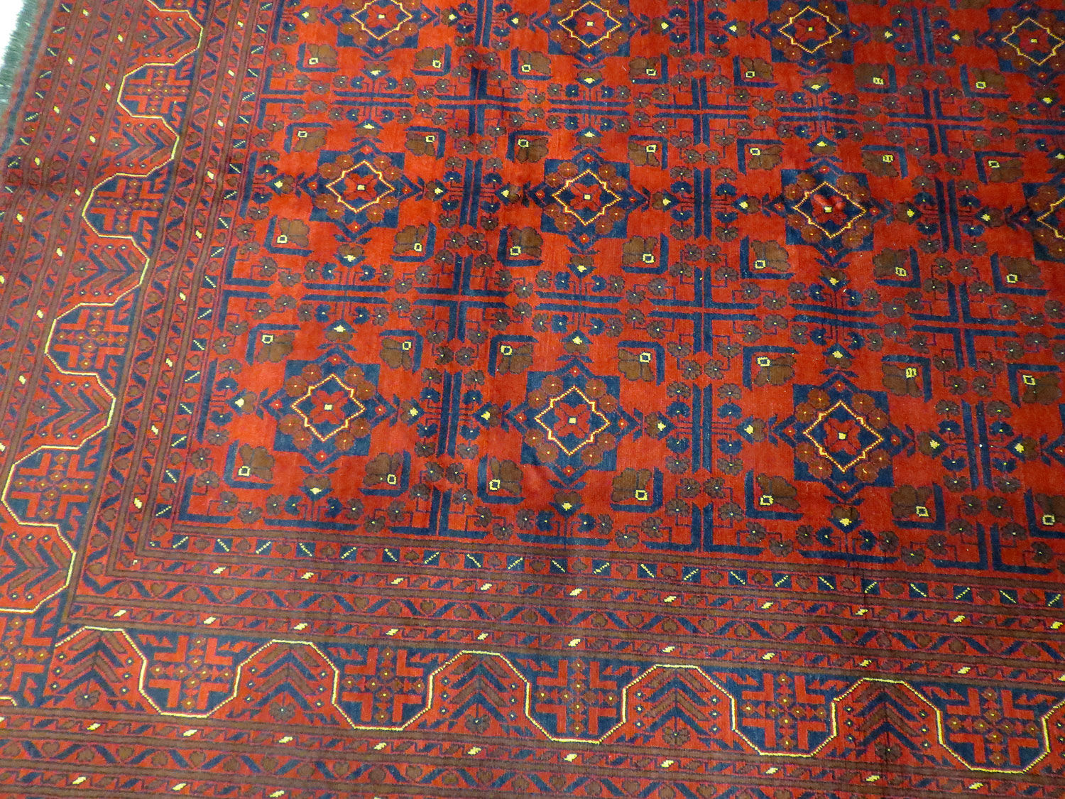 Oriental living room carpet entirely handmade "Khal Mohammady"